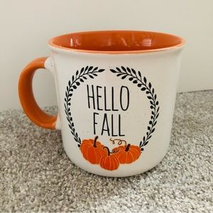 Ceramic Hello Fall Mug